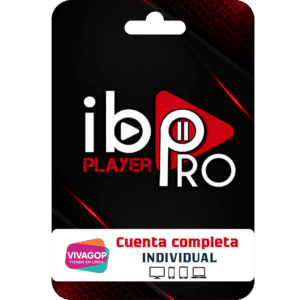 Logo oficial de IBO Player Pro, reproductor IPTV premium compatible con Smart TV, Android, Fire Stick y iPhone.
