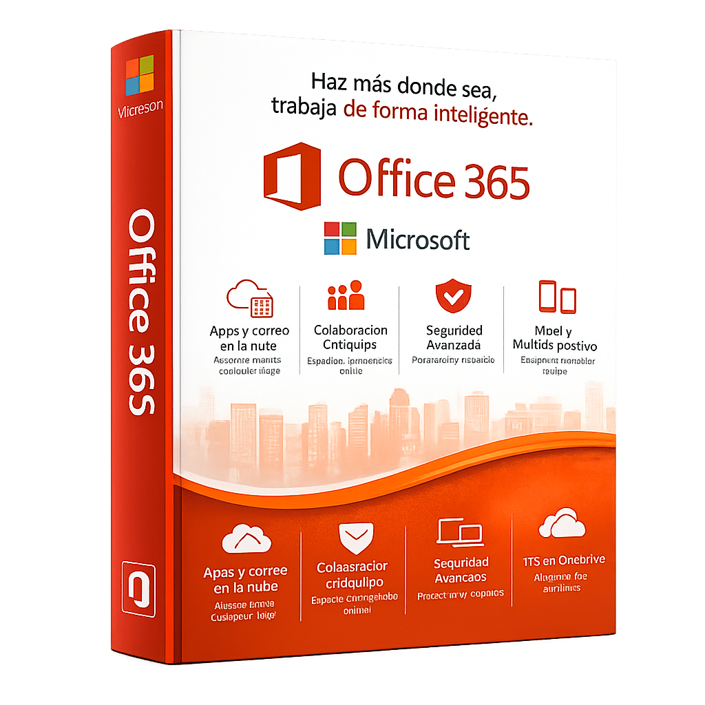 Office 365 Premium Barato con Copilot IA incluido, Word Excel PowerPoint Full y acceso hasta para 5 dispositivos